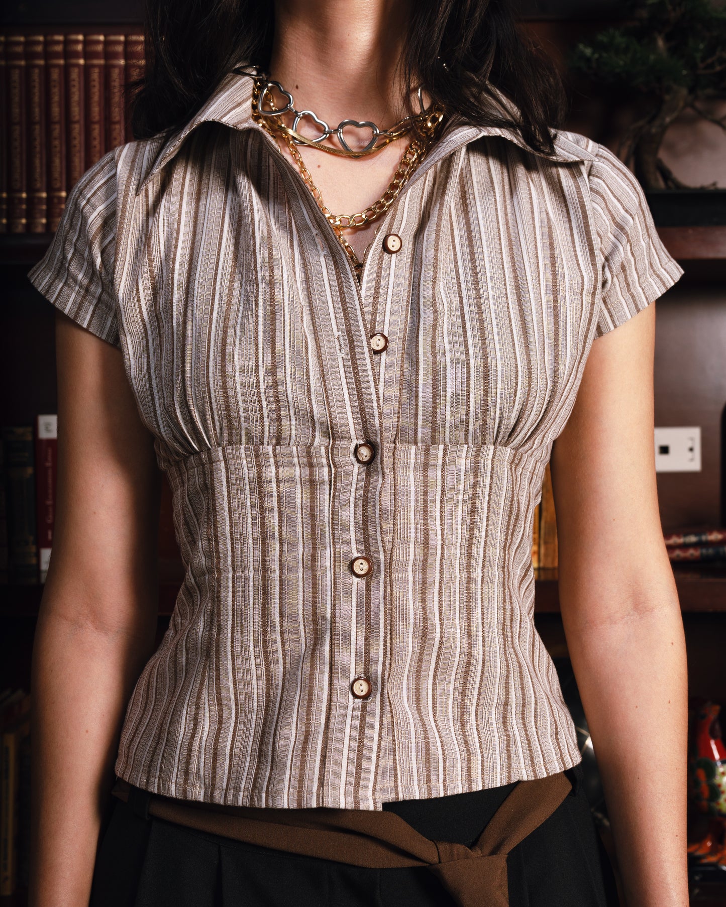 BROWN BABY SHIRT