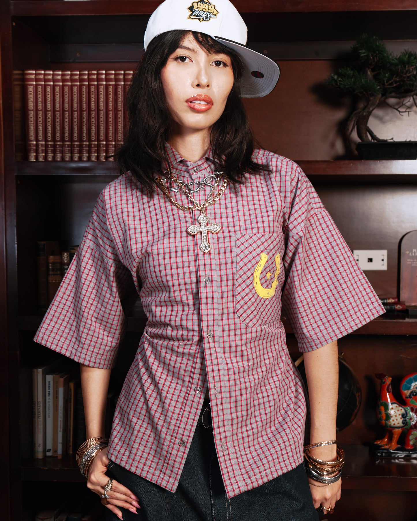 GRAY BOXY SHIRT