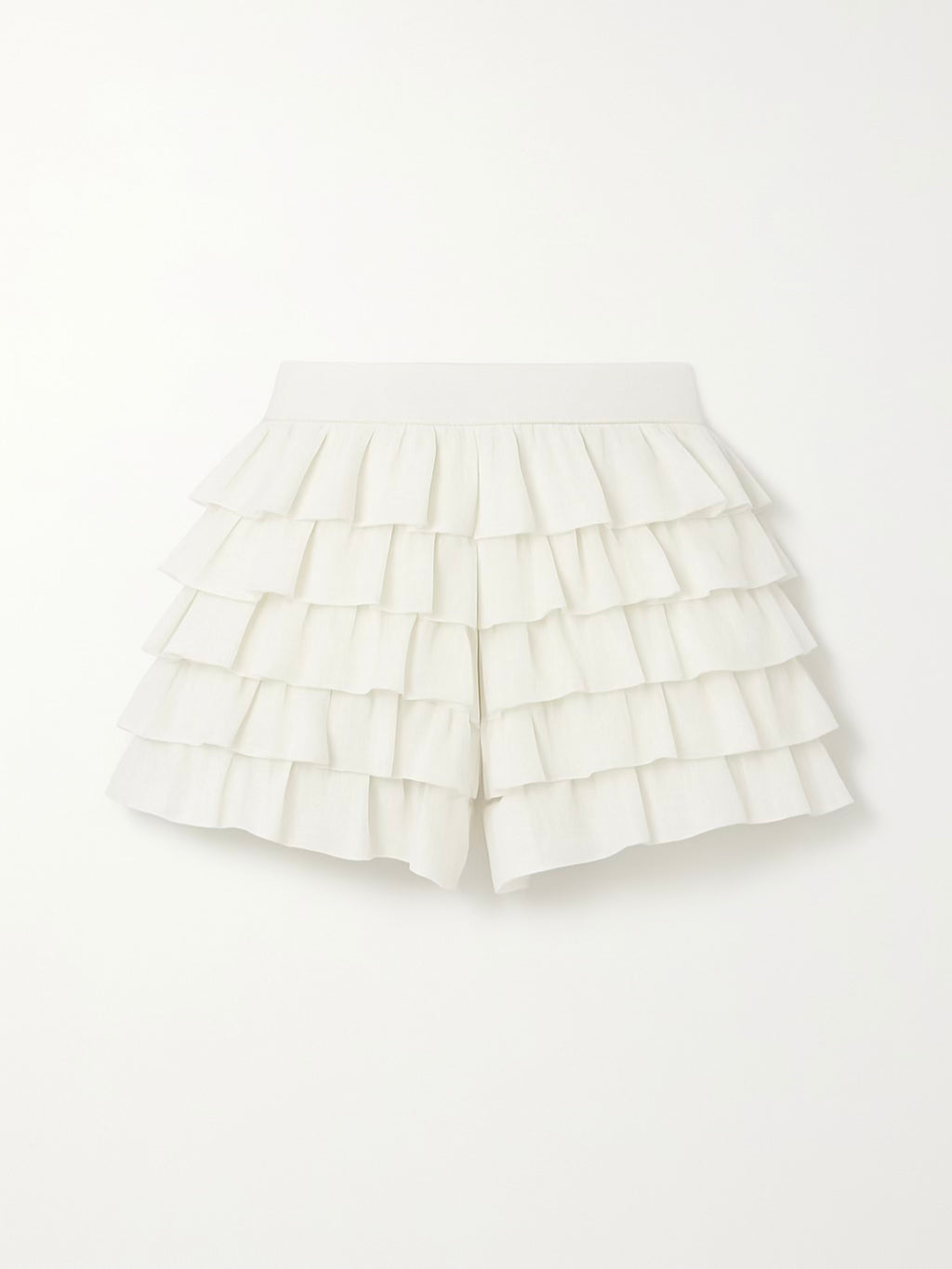 IVORY RUFFLE SHORT