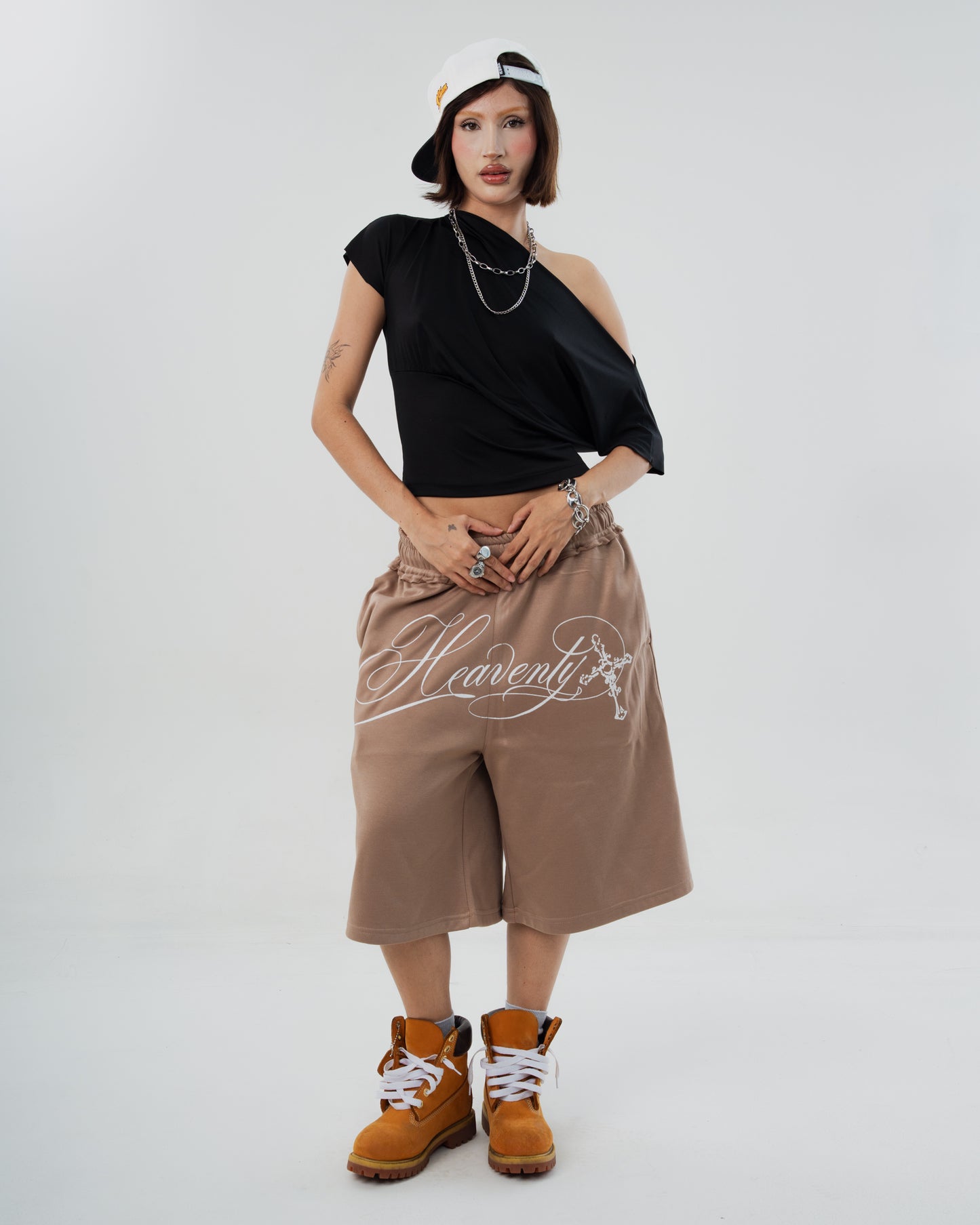 BROWN HEAVENLY JORTS