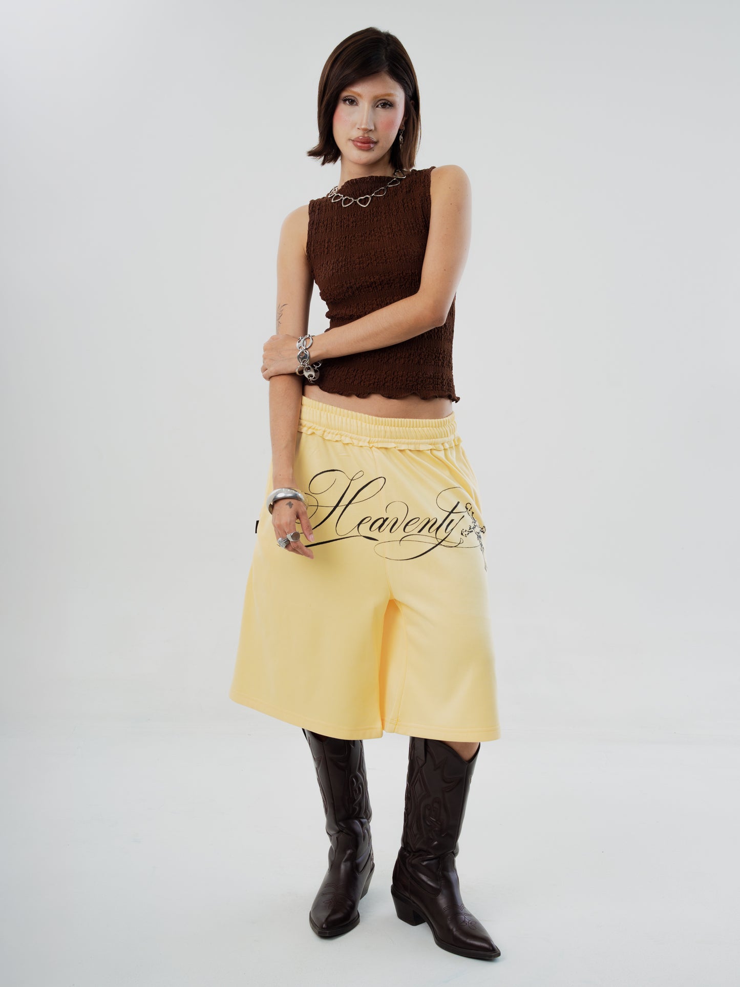 HEAVENLY YELLOW JORTS / PRE ORDER