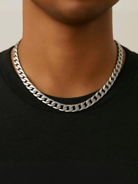SILVER CHUNKY CHAIN