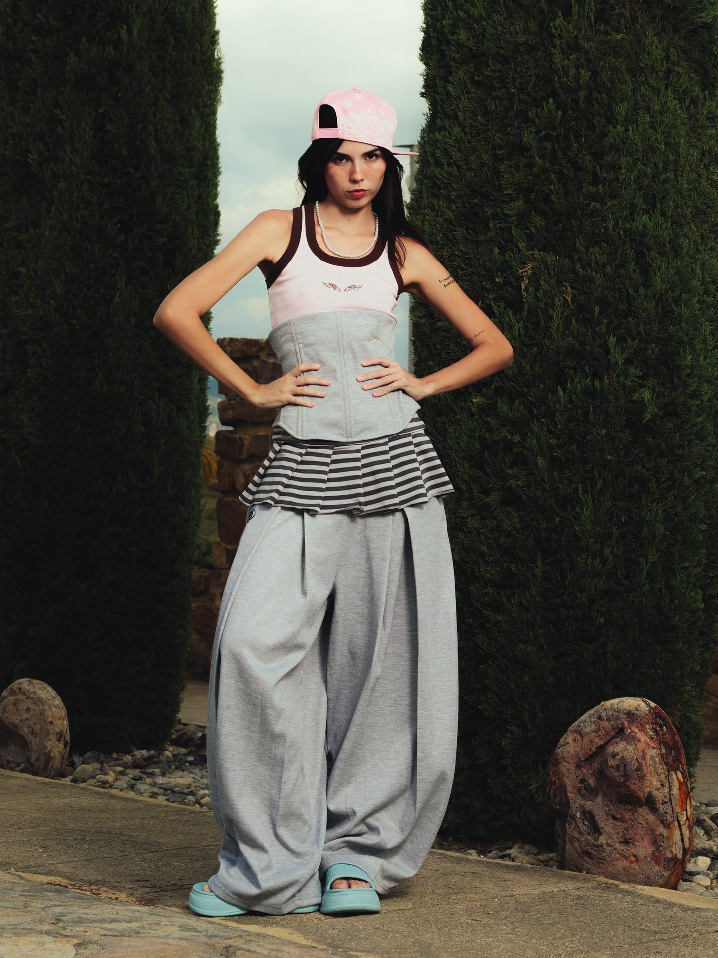 GRAY BREAKER SKORT