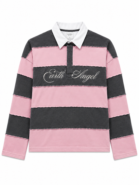 PINK POLO SWEATER