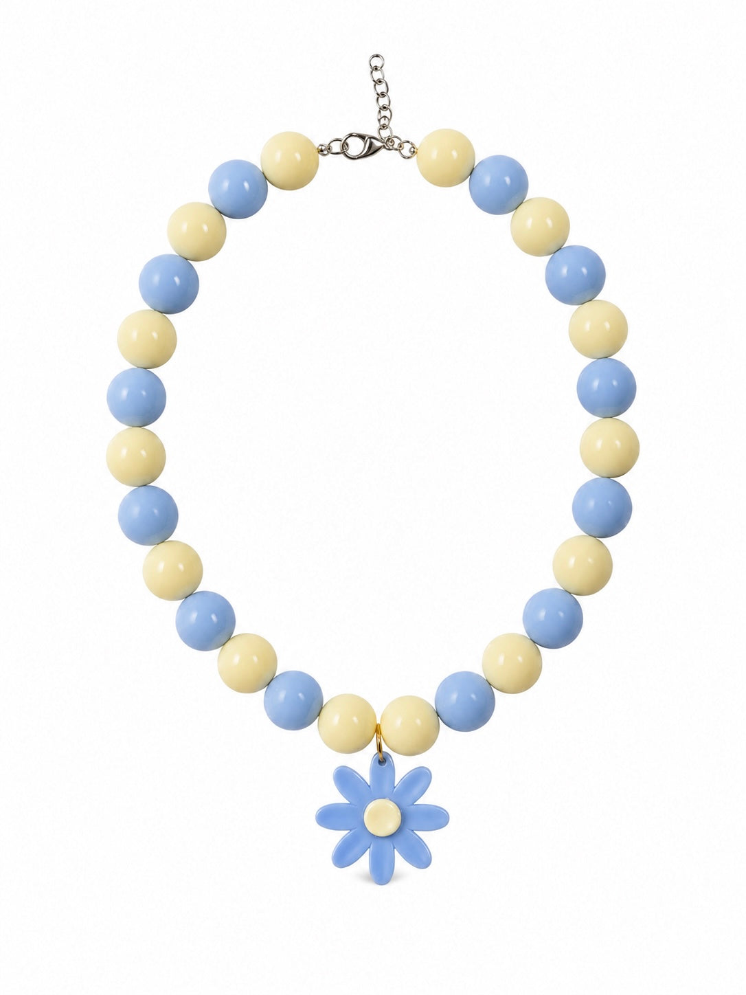 BLUE FLOWER CHOKER