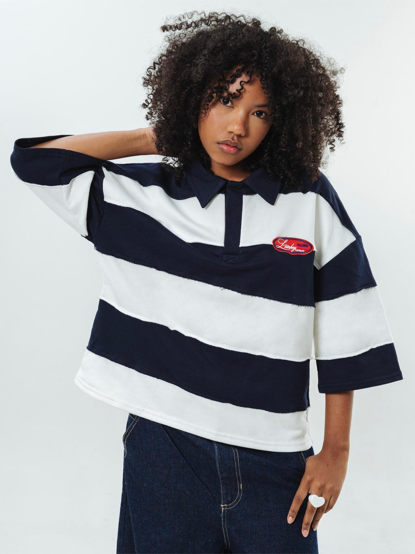 BOXY POLO STRIPES
