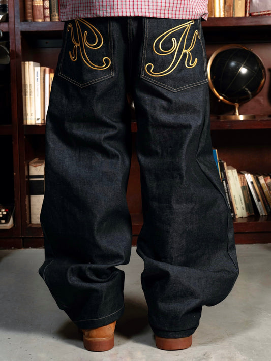 BLUE BARREL JEANS