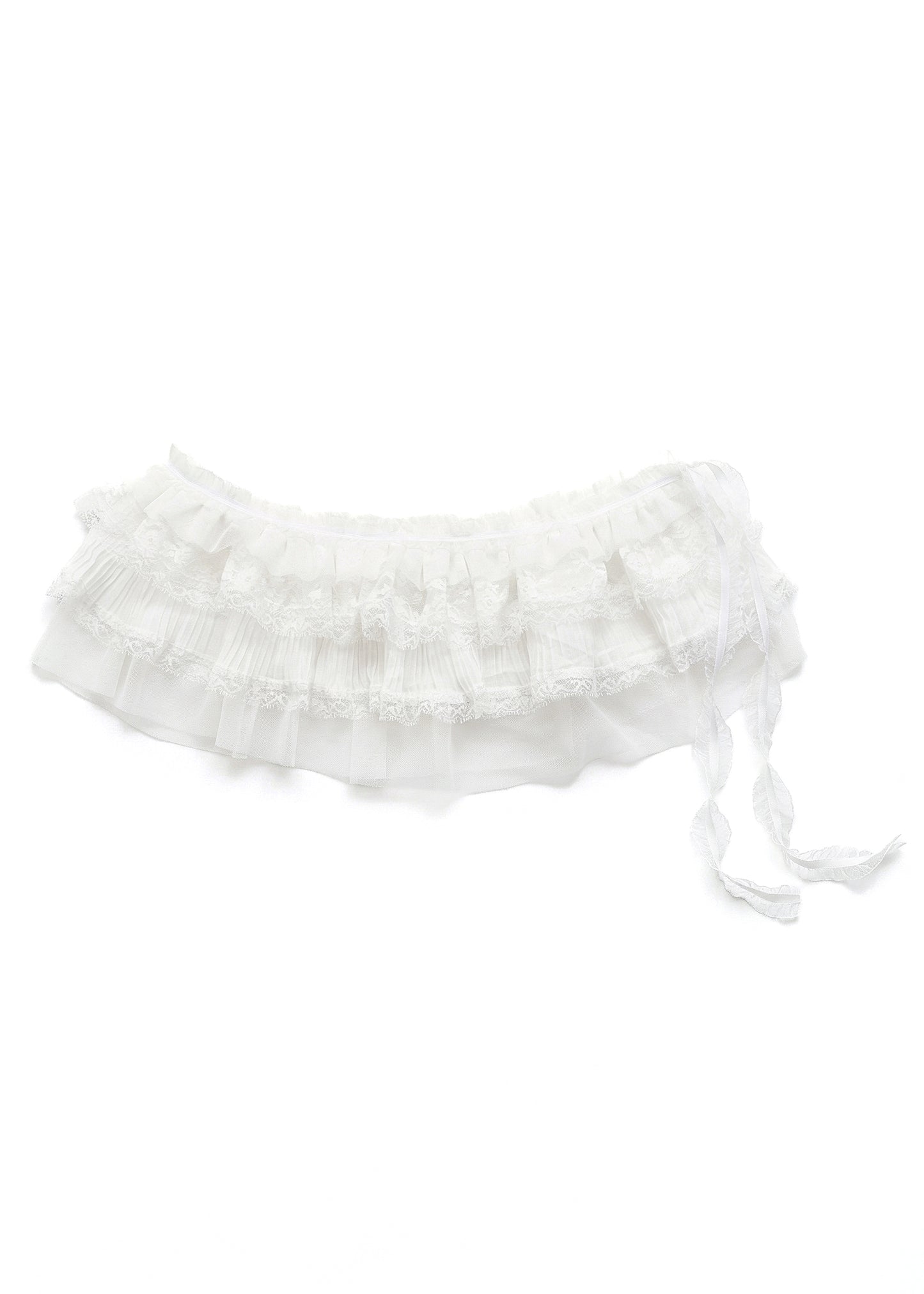 LACE BELT SKIRT / VUELVE PRONTO