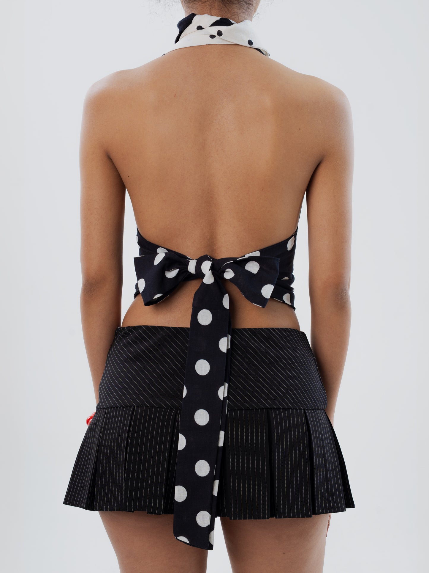 POLKA HALTER TOP