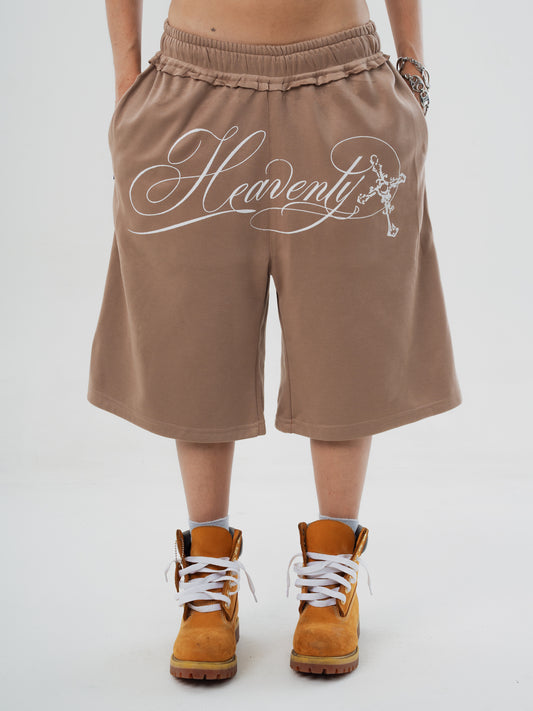 BROWN HEAVENLY JORTS