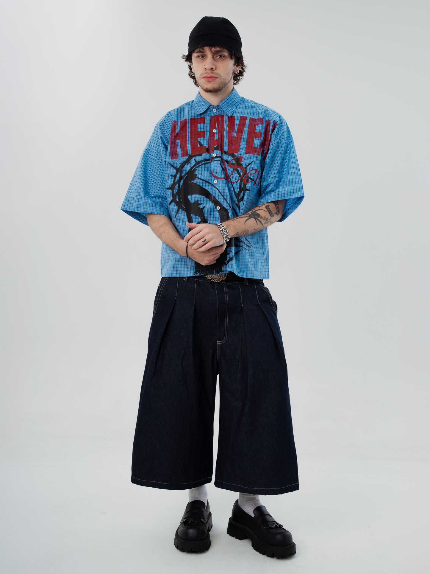 TAILORED DENIM JORTS