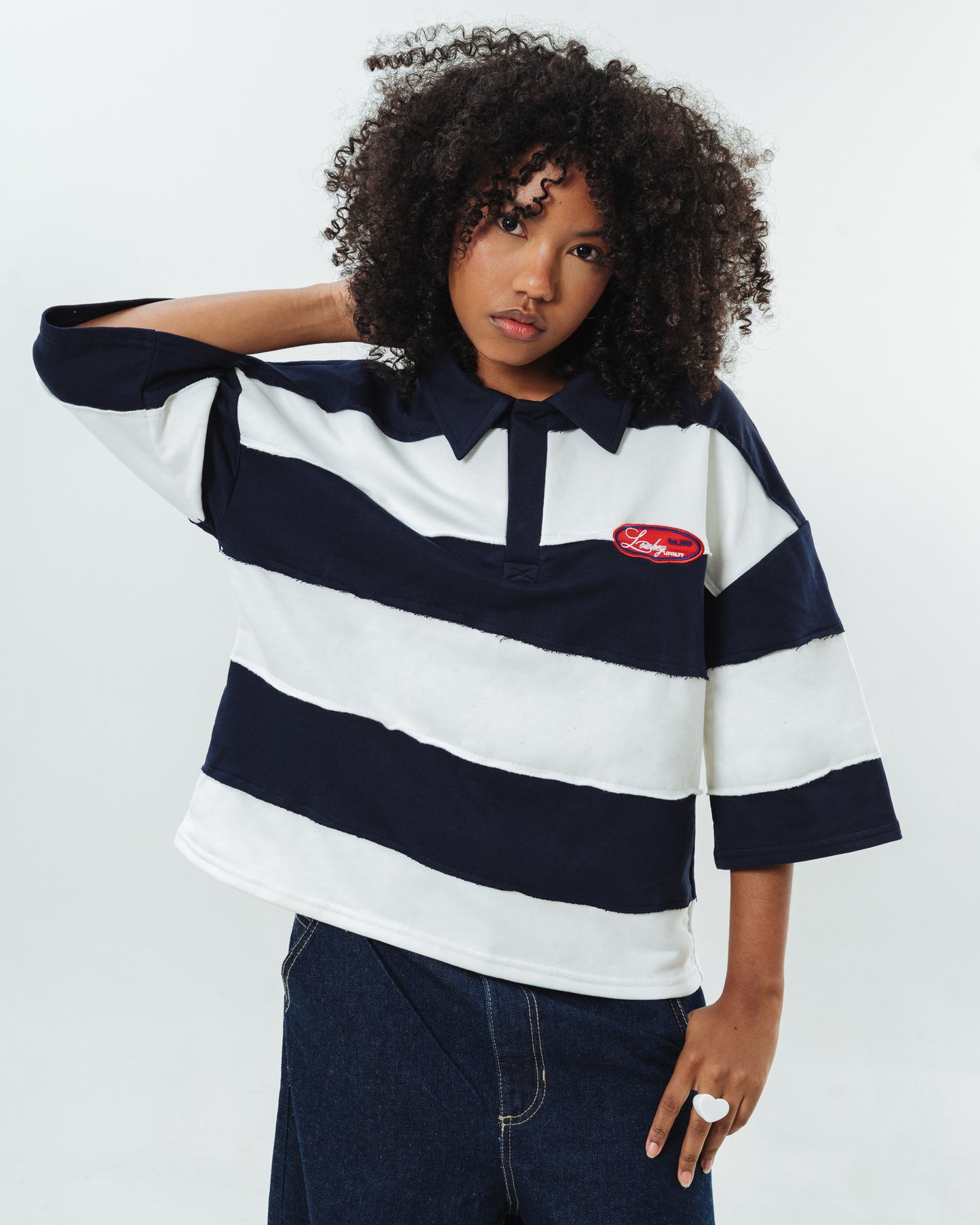 BOXY POLO STRIPES