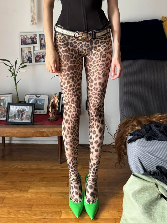 LEOPARD PRINT LEGGINGS