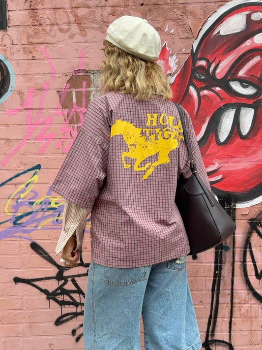 GRAY BOXY SHIRT