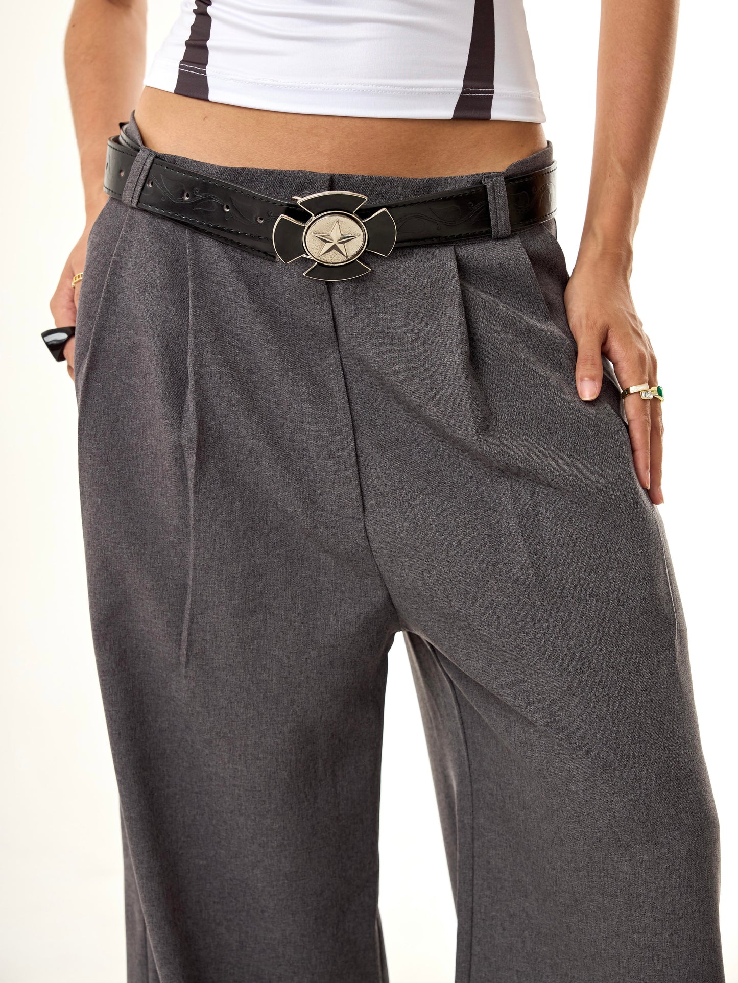 GRAY CLASSIC PANT